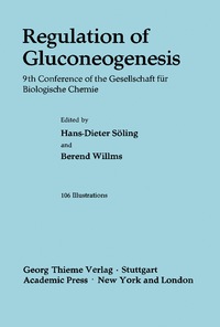Omslagafbeelding: Regulation of Gluconeogenesis 9780126543506
