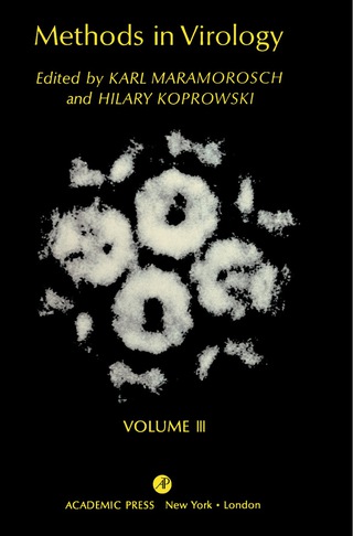 Imagen de portada: Methods in Virology 9781483232195