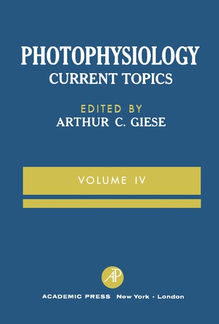 Cover image: Photophysiology 9781483227818