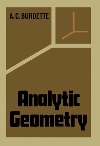 表紙画像: Analytic Geometry 9780121422561