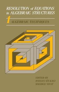 صورة الغلاف: Algebraic Techniques 9780120463701