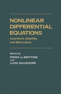 Cover image: Nonlinear Differential Equations 9780125087803