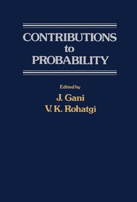 Imagen de portada: Contributions to Probability 9780122744600