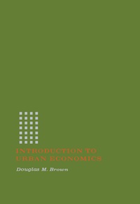 Cover image: Introduction to Urban Economics 9780121366506
