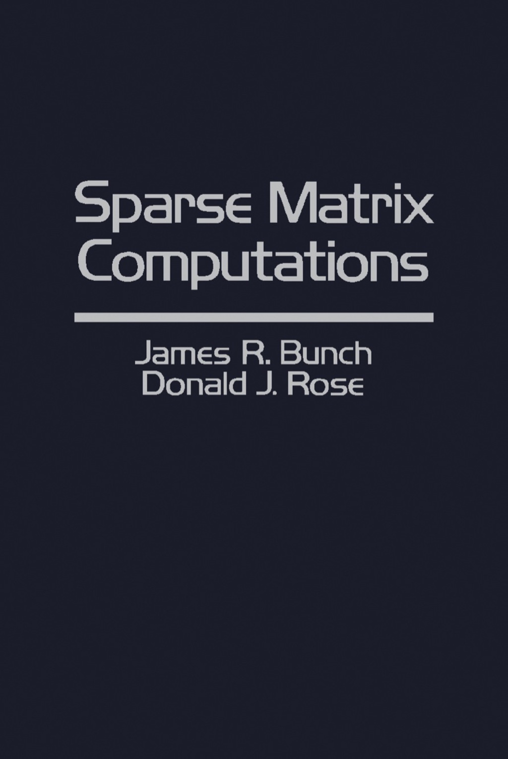 Sparse Matrix Computations (eBook)