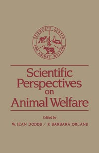Omslagafbeelding: Scientific Perspectives on Animal Welfare 9780122191404