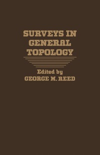 Titelbild: Surveys in General Topology 9780125849609