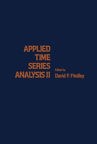 Imagen de portada: Applied Time Series Analysis II 9780122564208