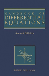 表紙画像: Handbook of Differential Equations 2nd edition 9780127843919