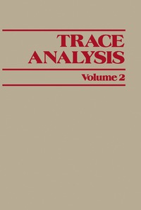 Immagine di copertina: Trace Analysis 9780126821024