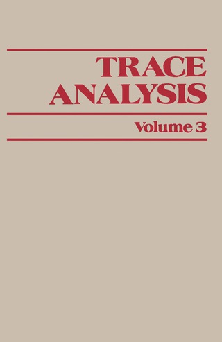 Cover image: Trace Analysis 9780126821031