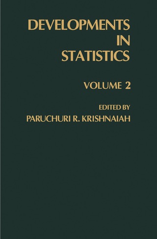 Cover image: Developments in Statistics 9780124266025
