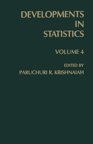 Cover image: Developments in Statistics 9780124266049