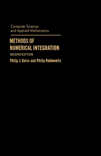 Imagen de portada: Methods of Numerical Integration 2nd edition 9780122063602