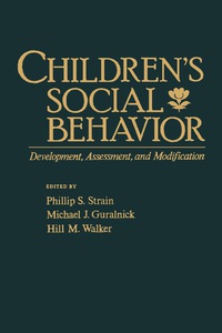 Cover image: Children's Social Behavior 9780126734553