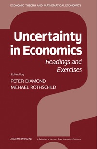表紙画像: Uncertainty in Economics 9780122148507