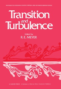 Cover image: Transition and Turbulence 9780124932401