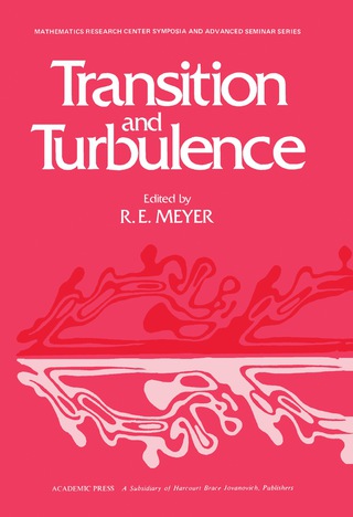 Cover image: Transition and Turbulence 9780124932401