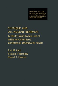 Imagen de portada: Physique and Delinquent Behavior 9780123284808