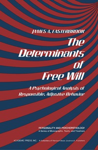 Omslagafbeelding: The Determinants of Free Will 9780122275500