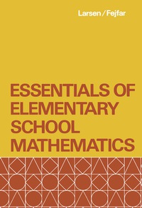 Cover image: Essentials of Elementary School Mathematics 9780124386402