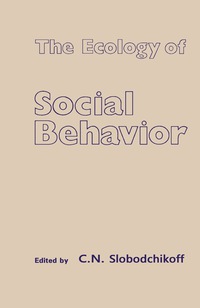 Cover image: The Ecology of Social Behavior 9780126487800