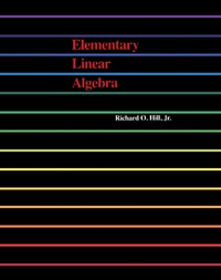 Cover image: Elementary Linear Algebra 9780123484604