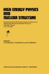 Omslagafbeelding: High Energy Physics and Nuclear Structure 9781483228952