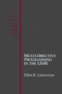 Cover image: Multi-Objective Programming in the USSR 9780124496606