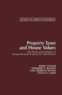 Cover image: Property Taxes and House Values 9780127710600
