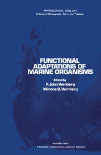 صورة الغلاف: Functional Adaptations of Marine Organisms 9780127182803