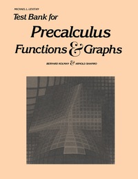 Cover image: Test Bank for Precalculus 9780124178960