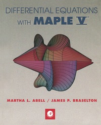 Titelbild: Differential Equations with Maple V®- 9780120415489