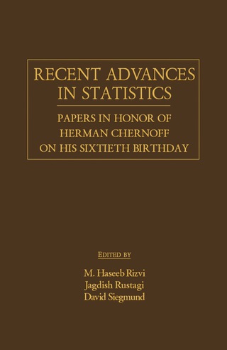 Immagine di copertina: Recent Advances in Statistics 9780125893206