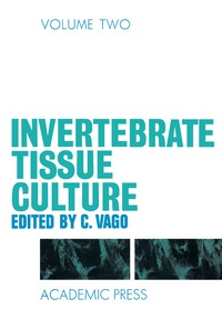 Titelbild: Invertebrate Tissue Culture 9780127099026