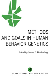 Omslagafbeelding: Methods and Goals in Human Behavior Genetics 9781483232171