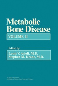 Titelbild: Metabolic Bone Disease 9780120687022