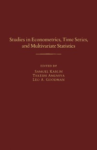 Cover image: Studies in Econometrics, Time Series, and Multivariate Statistics 9780123987501