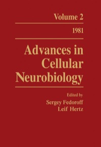表紙画像: Advances in Cellular Neurobiology: Volume 2 9780120083022