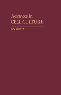 Imagen de portada: Advances in Cell Culture 9780120079025
