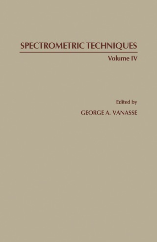Immagine di copertina: Spectrometric Techniques 9780127104041