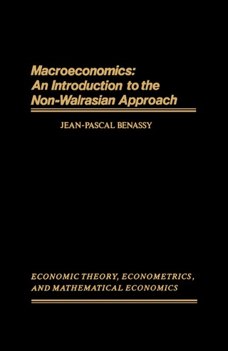 Cover image: Macroeconomics: An Introduction to the Non-Walrasian Approach 9780120864256