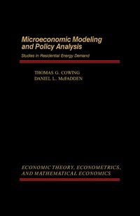 Imagen de portada: Microeconomic Modeling and Policy Analysis 9780121940607