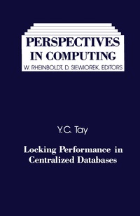 Imagen de portada: Locking Performance in Centralized Databases 9780126844009