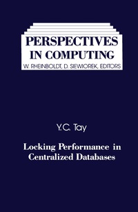 صورة الغلاف: Locking Performance in Centralized Databases 9780126844009