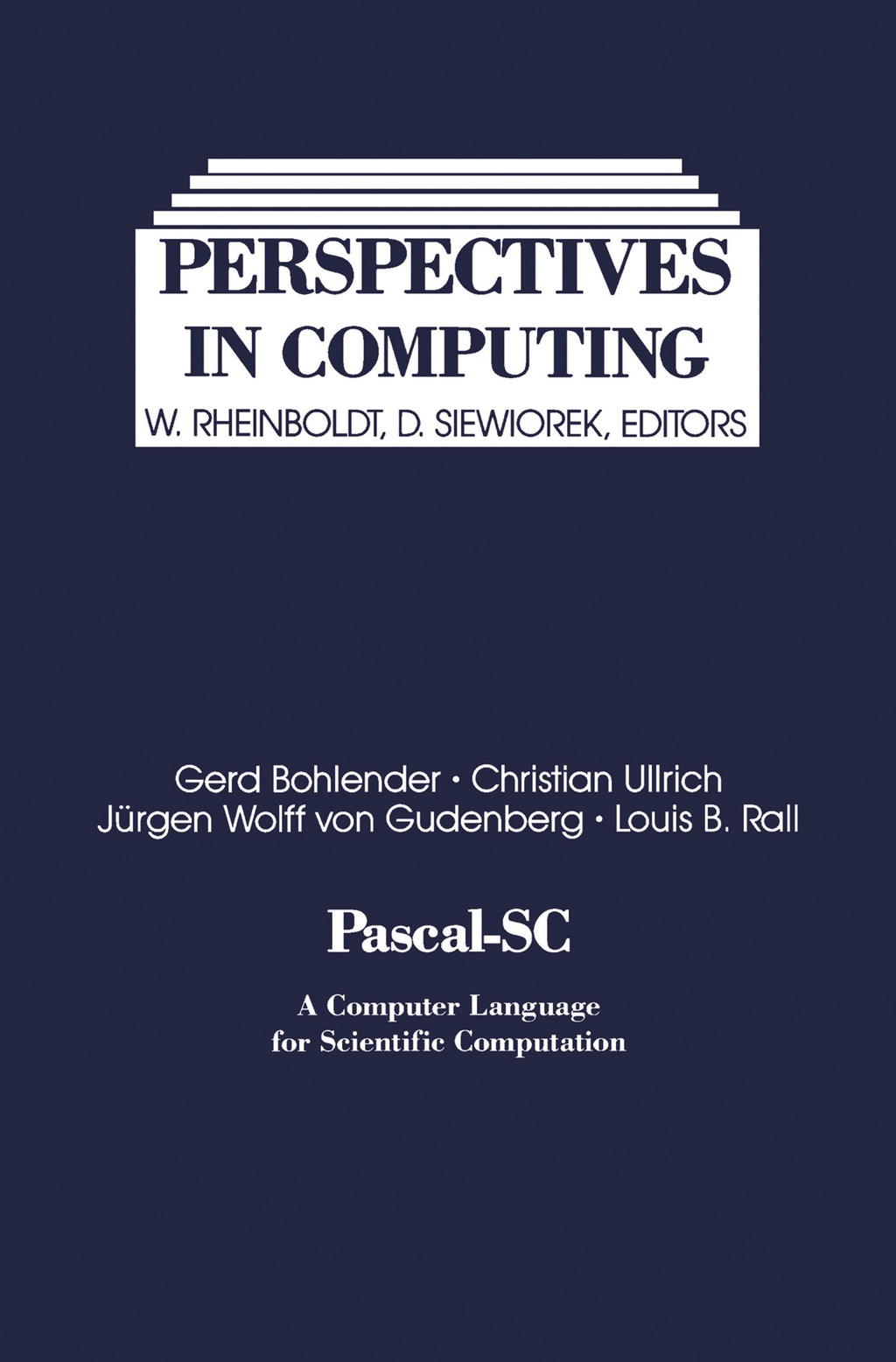 Pascal-SC A Computer Language for Scientific Computation