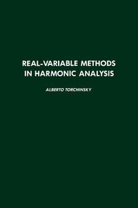 Cover image: Real-Variable Methods in Harmonic Analysis 9780126954616