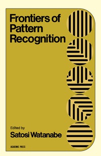 صورة الغلاف: Frontiers of Pattern Recognition 9780127371405