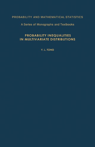 Cover image: Probability Inequalities in Multivariate Distributions 9780126949506