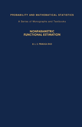 Imagen de portada: Nonparametric Functional Estimation 9780125640206